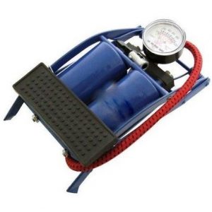 Inflador a pedal de 2 cilindros