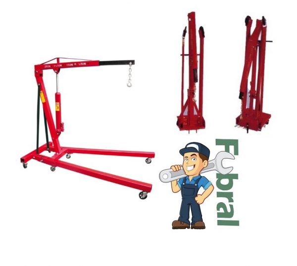 Pluma de carro cap. 2 ton Plegable