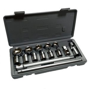 Dados de encastre de 1/2" de 10mm a 27mm juego de 15 piezas STB1017
