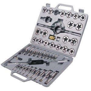 Machos dados y terraja juego de 45 piezas de 6mm a 24mm