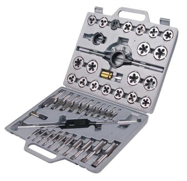 Machos dados y terraja juego de 45 piezas de 6mm a 24mm