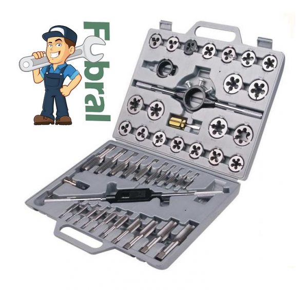 Machos dado terraja 45p pulg 1/4-1"