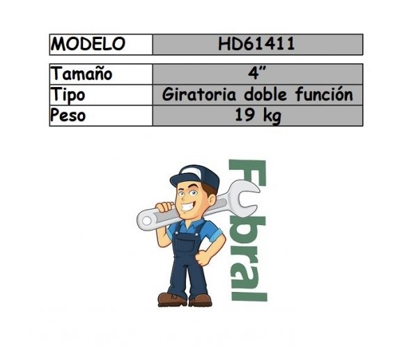 Morza doble funcion 100mm. - Imagen 2