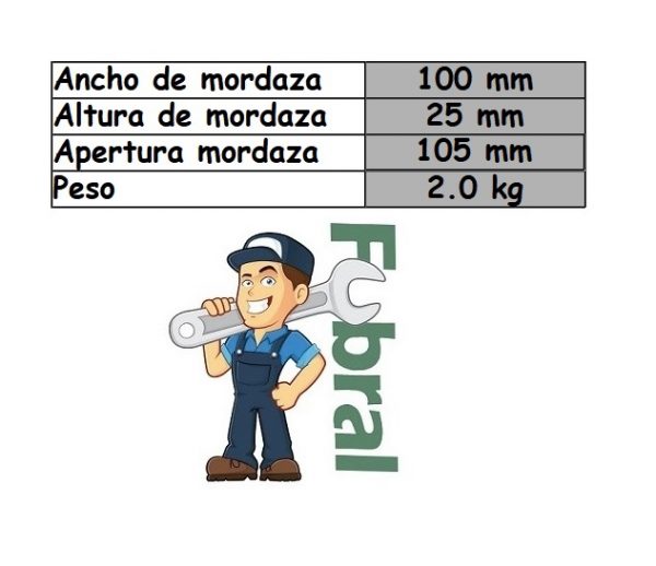Morza taladro 4" (100mm.) - Imagen 2