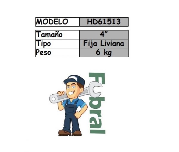 Morza banco fija 100mm. (HD61513) - Imagen 2