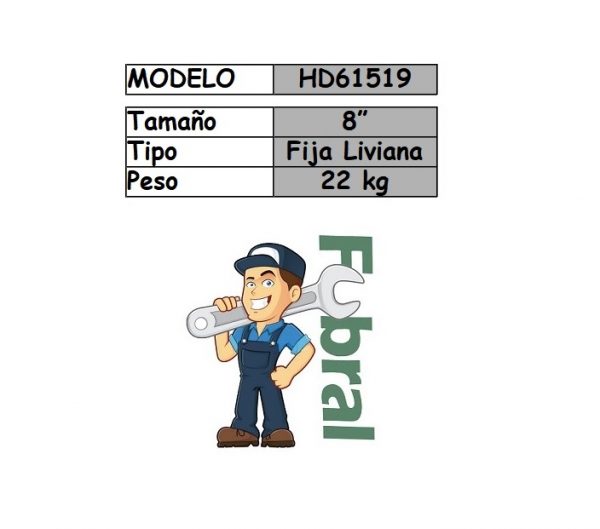 Morza banco fija 200mm. (HD61519) - Imagen 2