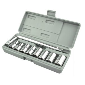 Dados en juego de 10 piezas de Encastre de 1/2" de 10mm a 24mm