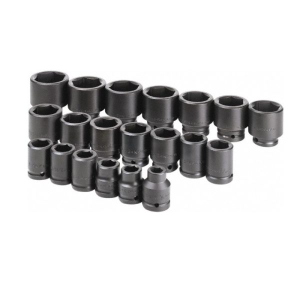 Dados de Impacto en juego de 20 piezas Encastre de 3/4" de 17mm a 35mm
