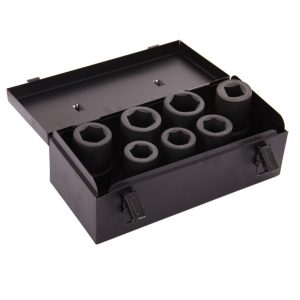 Dados de Impacto en juego de 7 piezas Encastre de 1" de 24mm a 35mm
