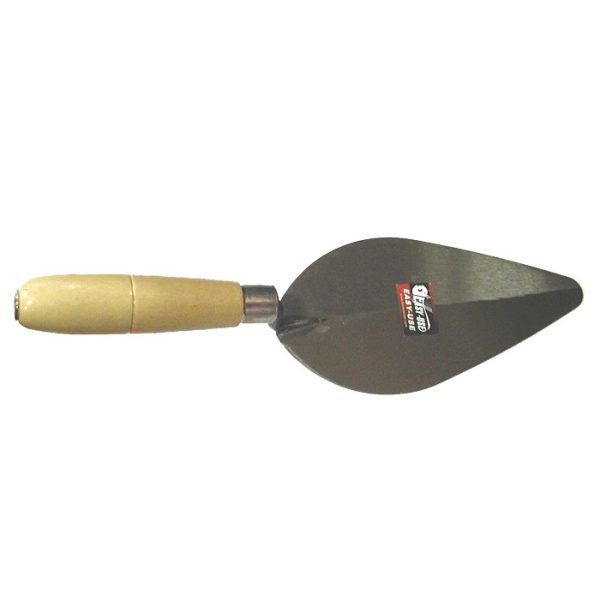 Cuchara albañil de 5" con mango de madera