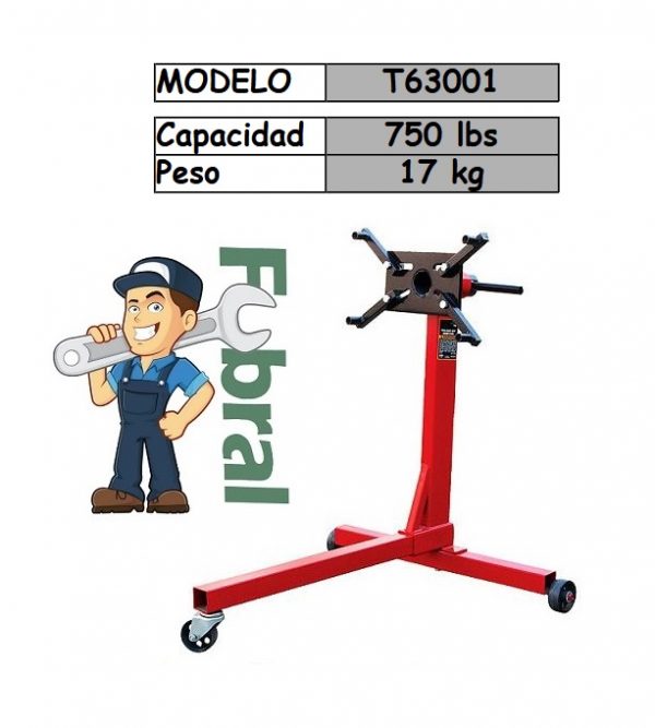 Soporte para motores 750 Lbs