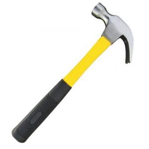 Martillo saca clavo de 25mm con mango de plástico