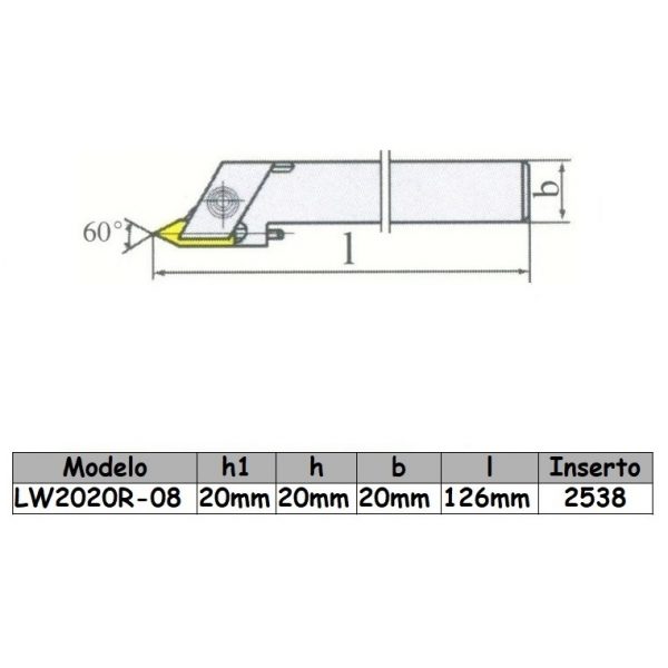 Porta inserto LW2020R-08 - Imagen 2