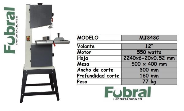 Sierra sinfin 12"