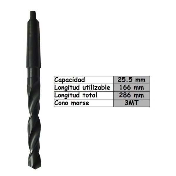Mecha conica de 25.5mm de Alta velocidad