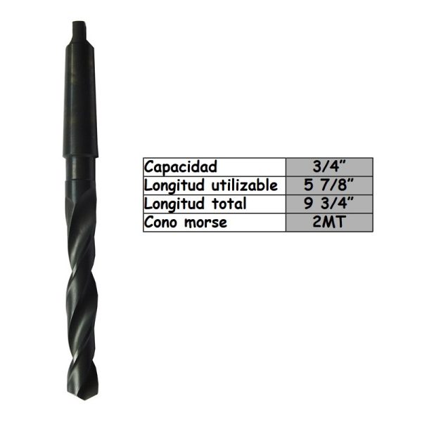 Mecha conica de 3/4" de Alta velocidad