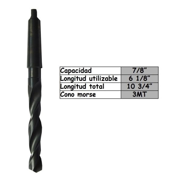 Mecha conica de 7/8" de Alta velocidad