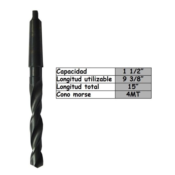 Mecha conica de 1-1/2" de Alta velocidad