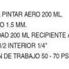 Pistola pintar 200ml aerografo K-3A - Imagen 2