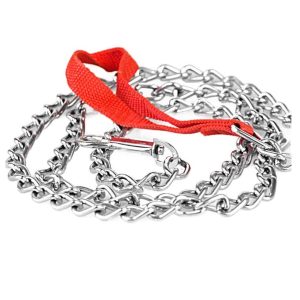 Correa para perro de paseo cromada de 2.0mm