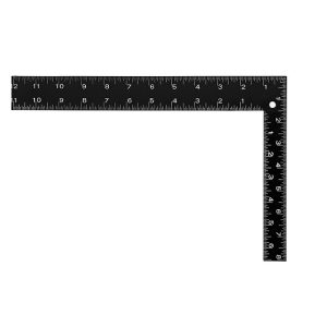 Escuadra de acero negro de 200mm x 300mm / 8" x 12"