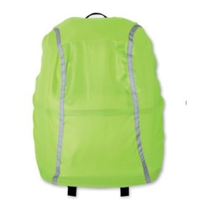 Funda reflectiva para mochila color verde