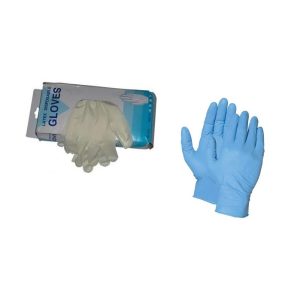 Guantes descartables de latex caja de 100 unidades
