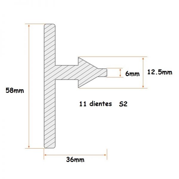 Llave para Mandril de 16mm S4 - Imagen 2