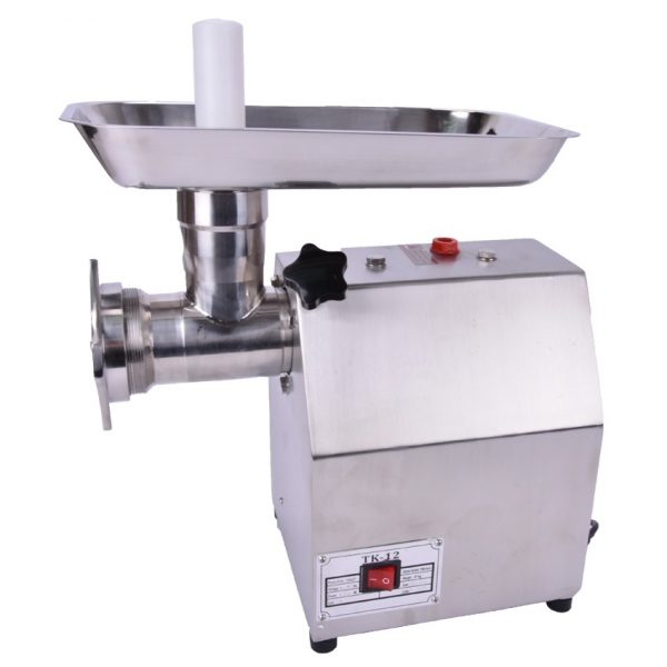 Picadora de carne industrial de 850wats M12 con platina de 8mm