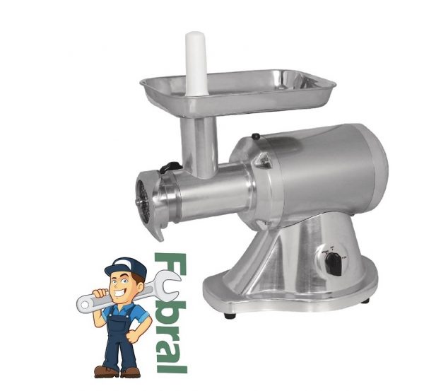 Picadora de carne industrial 1HP HM-12N platina 4mm