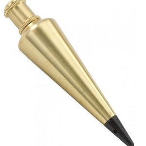 Plomada punto en bronce PB24