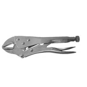 Pinza morsa de 10" con mordaza curva