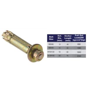 Taco metálico tuerca de 16mm para mecha de 22mm por Decena