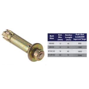 Taco metálico tuerca de 6mm para mecha de 9 mm por Decena