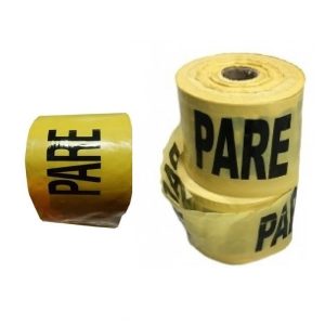 Cinta amarilla de pare de 150mm x 110mts por rollo